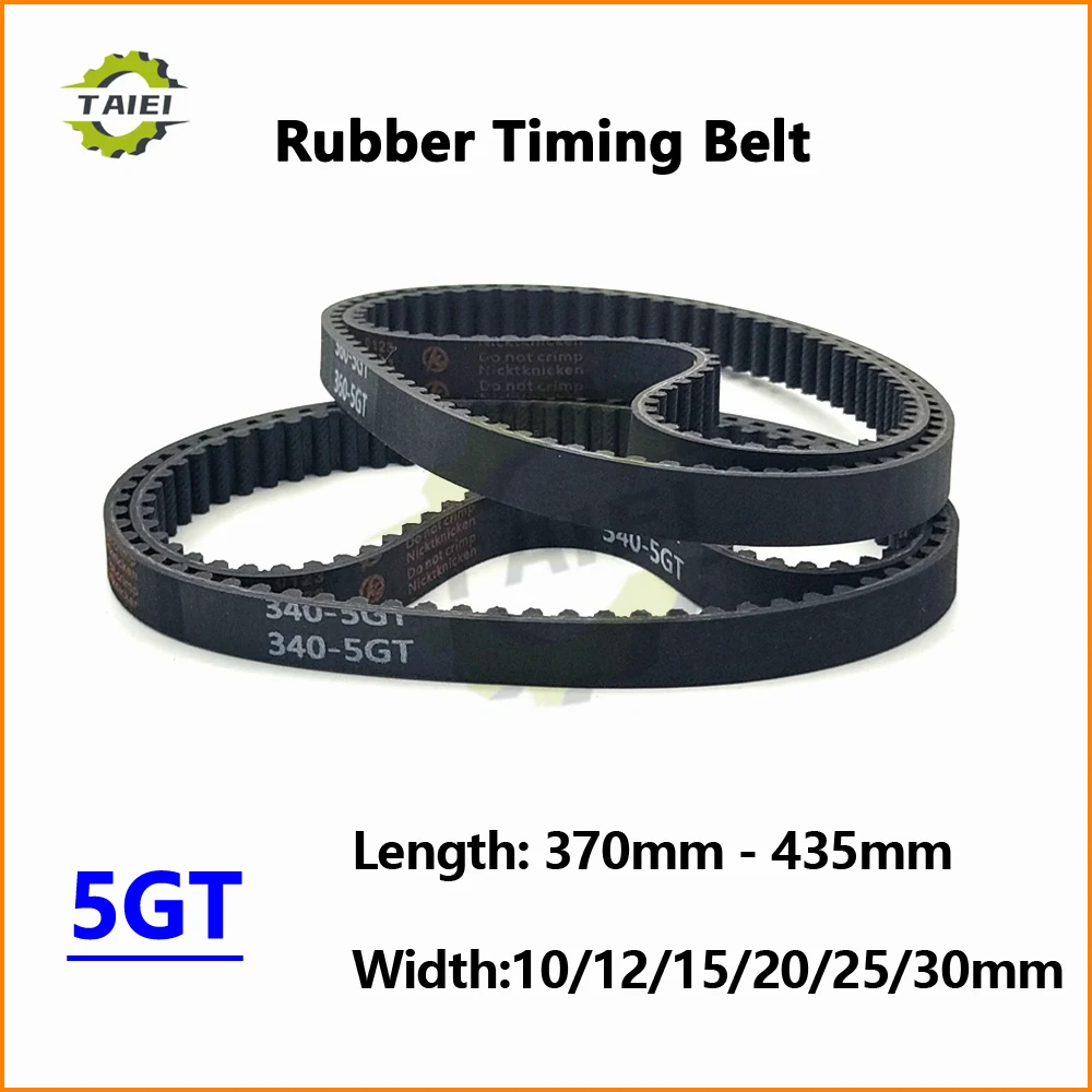 5GT Rubber Synchronous Belt Length 370 375 380 385 390 395 400 405 410 415 420 425 430 435mm Width 10-30mm GT5 Timing Drive Belt
5GT Rubber Synchronous Belt Length 370 375 380 385 390 395 400 405 410 415 420 425 430 435mm Width 10-30mm GT5 Timing Drive Belt