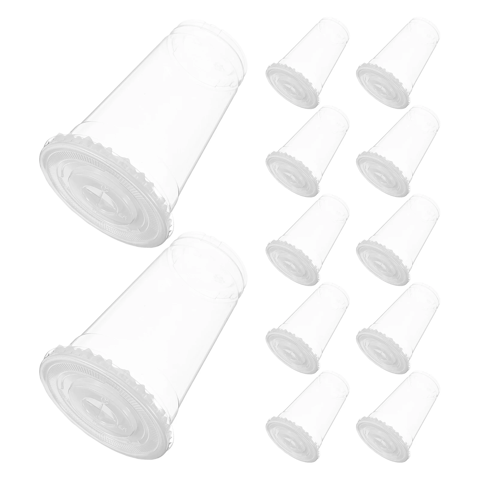 100Pcs Disposable Clear Milk Tea Cups Lids Wide Mouth Plastic Cups for Cold Drinks Smoothies Lemon Tea Coffee Outdoor Events
100Pcs Disposable Clear Milk Tea Cups Lids Wide Mouth Plastic Cups for Cold Drinks Smoothies Lemon Tea Coffee Outdoor Events