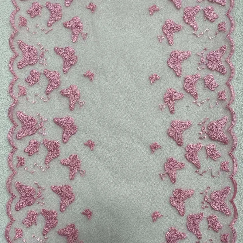 20Yards Bilateral Embroidery Lace Trim DIY Bra Accessories Pink Mesh Embroidered Lace Fabrics For Dress Appliques Crafts
20Yards Bilateral Embroidery Lace Trim DIY Bra Accessories Pink Mesh Embroidered Lace Fabrics For Dress Appliques Crafts