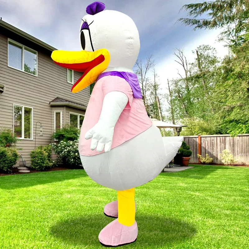 Inflatable Donald Daisy Duck Mascot Costume Cartoon Character Blow Up Walking Doll Clothes Halloween Christmas Fancy Party Suits
Inflatable Donald Daisy Duck Mascot Costume Cartoon Character Blow Up Walking Doll Clothes Halloween Christmas Fancy Party Suits