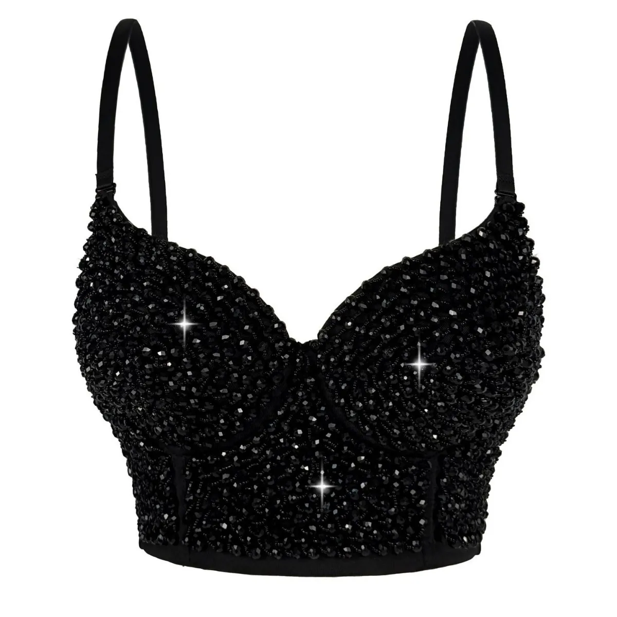 Hot Sale in Europe and Light Beaded Bra Super-Hot Short Fishbone Tube Top Bare Back Sling
Hot Sale in Europe and Light Beaded Bra Super-Hot Short Fishbone Tube Top Bare Back Sling