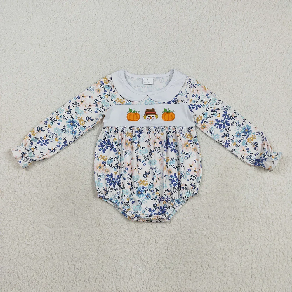 Wholesale Baby Girl Toddler Thanksgiving Flower Children Embroidery Pumpkins Romper Kids Newborn Coverall Fall Bubble Bodysuit
Wholesale Baby Girl Toddler Thanksgiving Flower Children Embroidery Pumpkins Romper Kids Newborn Coverall Fall Bubble Bodysuit