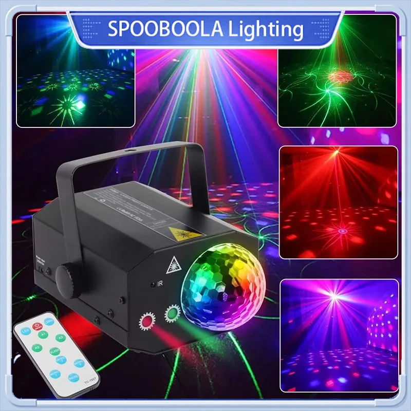 Laser LED Magic Ball Light Mini Laser LED Magic Disco Ball Light Flash Stage Lighting Rotating Home Nightclub Party Spotlights
Laser LED Magic Ball Light Mini Laser LED Magic Disco Ball Light Flash Stage Lighting Rotating Home Nightclub Party Spotlights