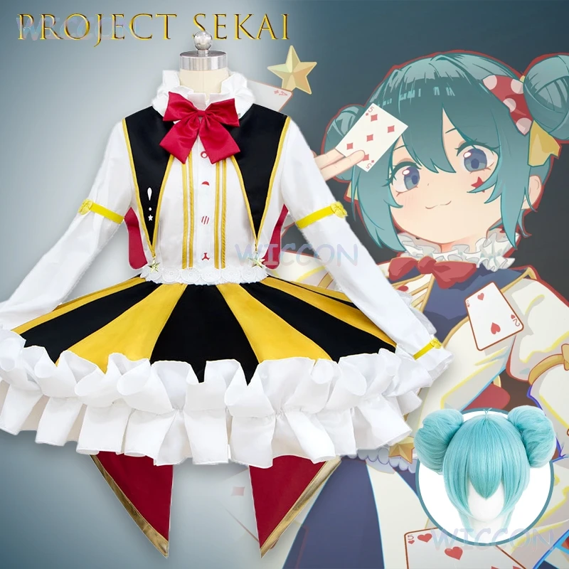 Anime Game Virtual Singer Halloween Christmas Project Sekai Mikuku Circus Full Set Cosplay Costume Socks Back Wind Up Key Women
Anime Game Virtual Singer Halloween Christmas Project Sekai Mikuku Circus Full Set Cosplay Costume Socks Back Wind Up Key Women