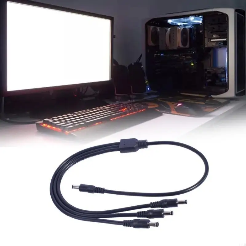 2025 New 60cm DC5.5mmx2.1mm Splitter Cable 1 to 3 Way DC5521 Power Cord 12V10A Connectors Wire Line for LED Light Bar Monitors
2025 New 60cm DC5.5mmx2.1mm Splitter Cable 1 to 3 Way DC5521 Power Cord 12V10A Connectors Wire Line for LED Light Bar Monitors