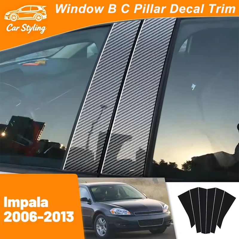 For Chevrolet Impala 2006-2013 2007 2008 2009 2010 2011 Carbon Fiber Window Door Column Deal B C Pillar Post Cover Trim Sticker
For Chevrolet Impala 2006-2013 2007 2008 2009 2010 2011 Carbon Fiber Window Door Column Deal B C Pillar Post Cover Trim Sticker