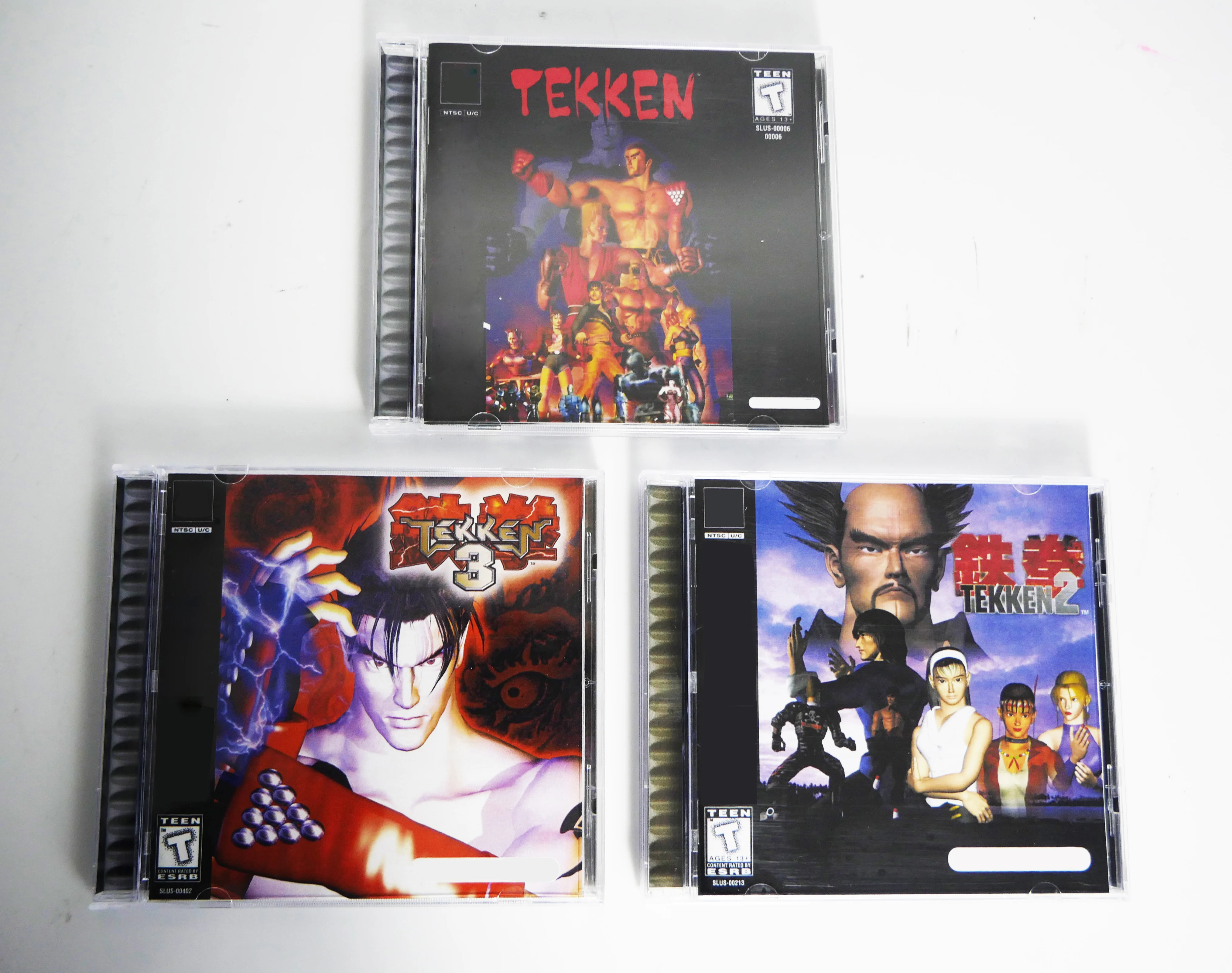 PS1 Tekken Series With Manual Copy Disc Game Black Bottom Unlock Console Station 1 Retro Optical Driver Video Game Part
PS1 Tekken Series With Manual Copy Disc Game Black Bottom Unlock Console Station 1 Retro Optical Driver Video Game Part