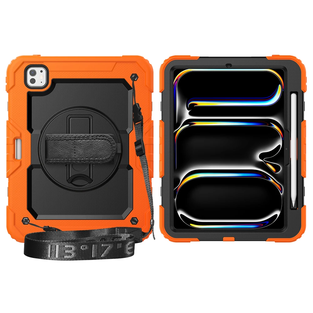 Case For iPad Air Pro 11 2024 Air 4 5 Pro 11 2018 2020 2021 2022 Rotating Stand Cover With Screen Protector Hand Shoulder Strap
Case For iPad Air Pro 11 2024 Air 4 5 Pro 11 2018 2020 2021 2022 Rotating Stand Cover With Screen Protector Hand Shoulder Strap
