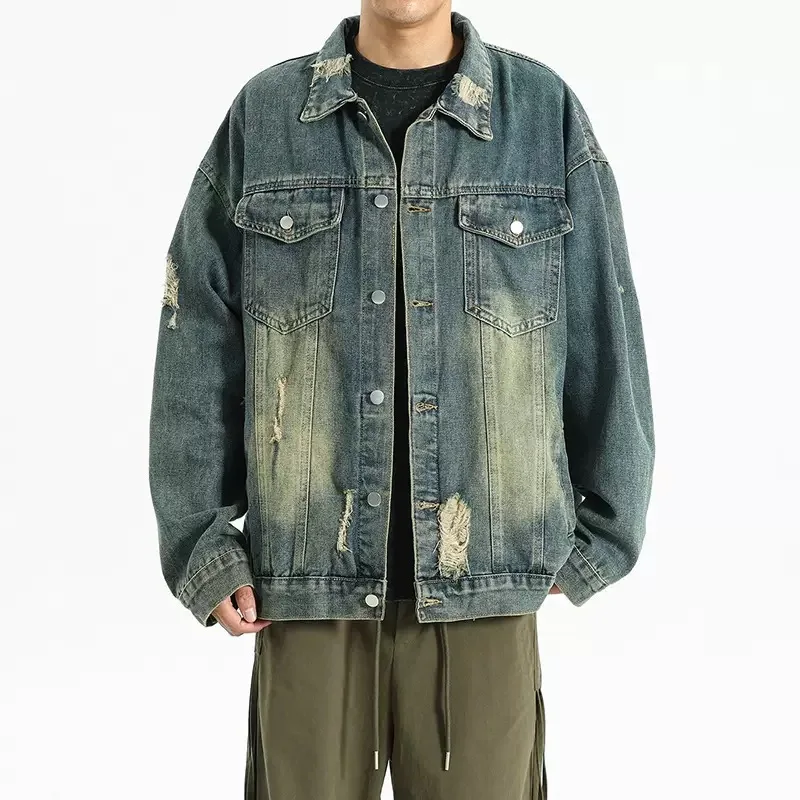 Autumn and Winter New Fashion Trend American Retro High Street Denim Jacket Men's Loose Sports Plus Size High-Quality Jacket
Autumn and Winter New Fashion Trend American Retro High Street Denim Jacket Men's Loose Sports Plus Size High-Quality Jacket