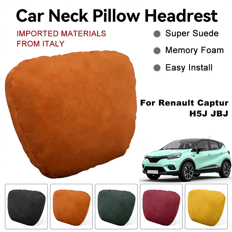 Italy Suede Car Neck Rest Pillow For Renault Captur H5J JBJ Seat Head Neck Support Cushion Auto Interior Accessories
Italy Suede Car Neck Rest Pillow For Renault Captur H5J JBJ Seat Head Neck Support Cushion Auto Interior Accessories