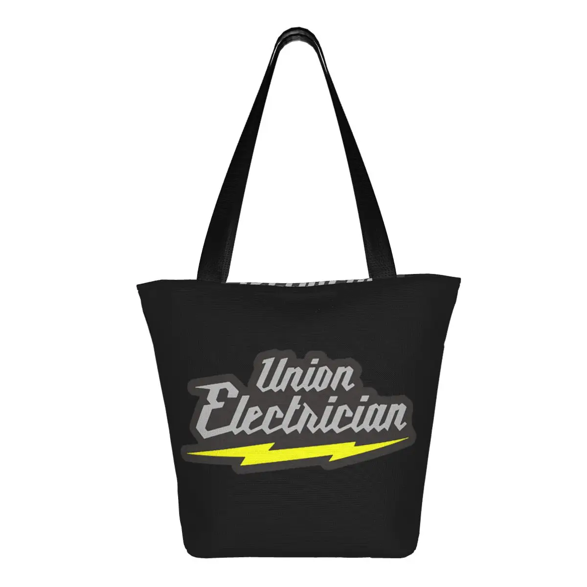 Сумка-тоут для покупок Union Electric, холщовая сумка на плечо большой вместимости, продуктовая сумка для покупок для женщин
Сумка-тоут для покупок Union Electric, холщовая сумка на плечо большой вместимости, продуктовая сумка для покупок для женщин