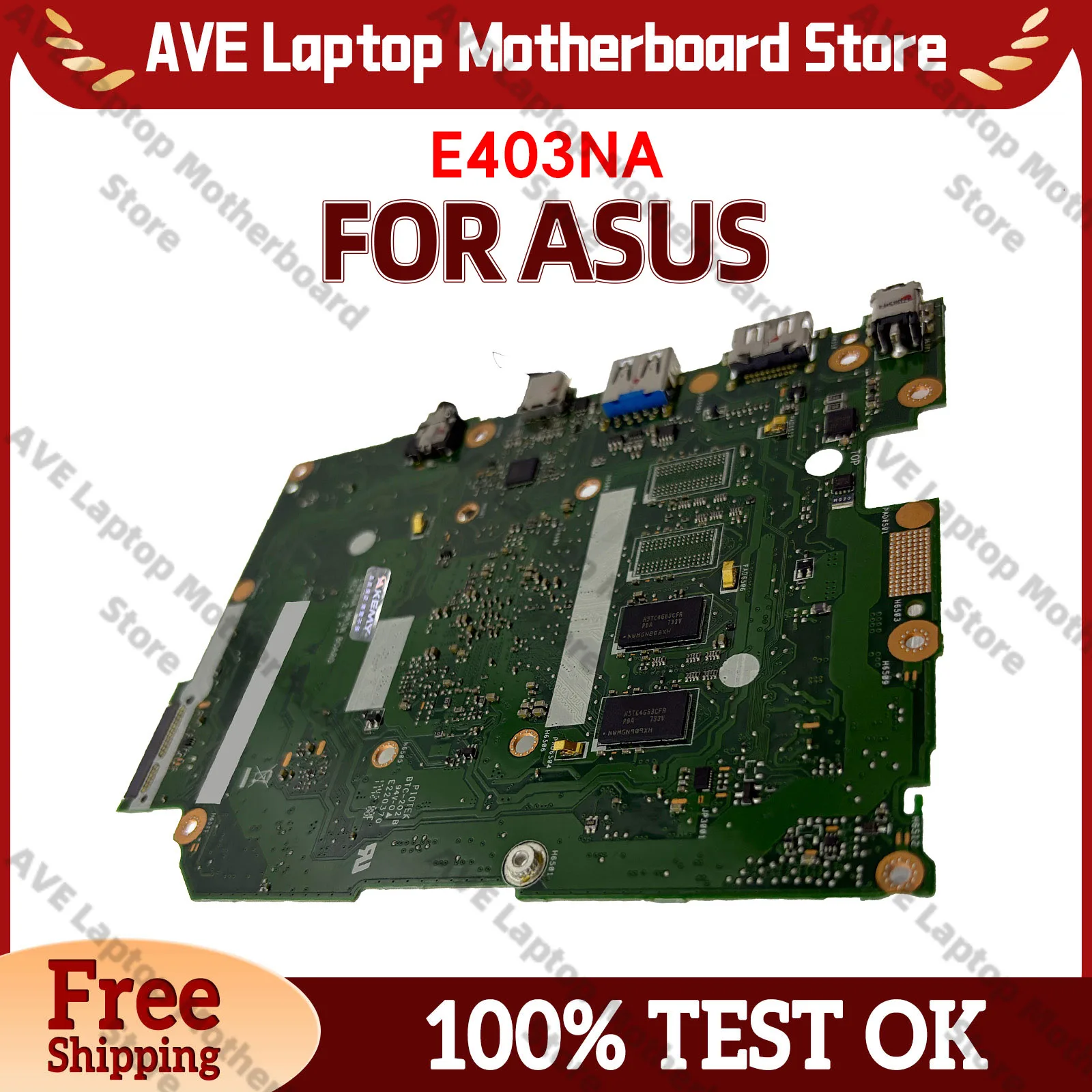 E403NA E403N Laptop Motherboard For ASUS EeeBook E403NA R416N X400N Notebook Mainboard With Celeron CPU 100% tests OK fast ship
E403NA E403N Laptop Motherboard For ASUS EeeBook E403NA R416N X400N Notebook Mainboard With Celeron CPU 100% tests OK fast ship