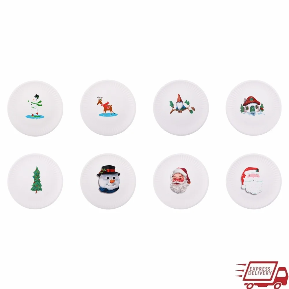 8-Pack Stackable Plastic Dinner Plates Microwave Safe Reusable Durable Non-Porous Easy to Clean Indoor Outdoor Use Ideal
8-Pack Stackable Plastic Dinner Plates Microwave Safe Reusable Durable Non-Porous Easy to Clean Indoor Outdoor Use Ideal