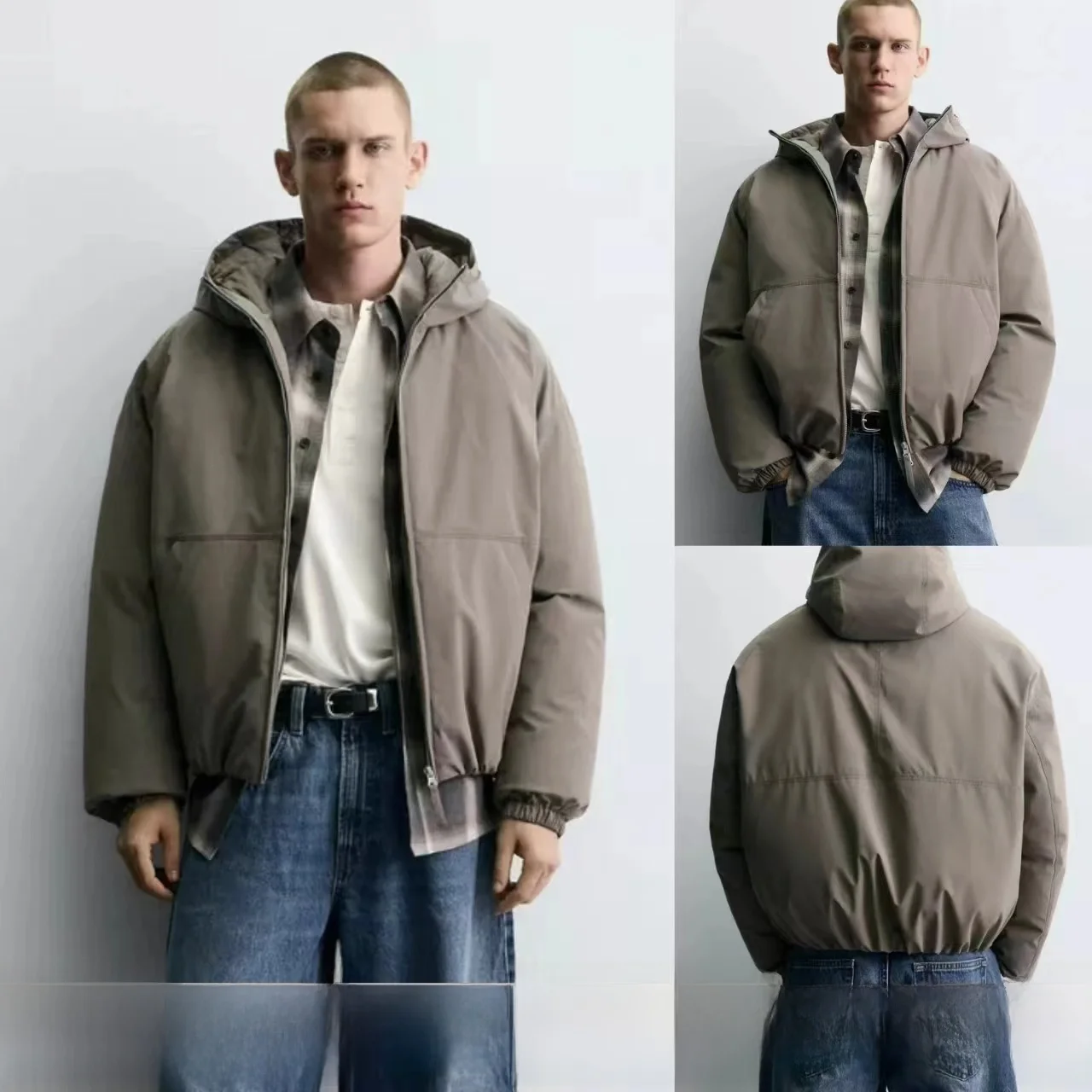 New Men's Loose Fit Hooded Jaet Tech Fabric Cotton Coat Casual Sle Zipper Closure Long Sve Winter Outerwear
New Men's Loose Fit Hooded Jaet Tech Fabric Cotton Coat Casual Sle Zipper Closure Long Sve Winter Outerwear