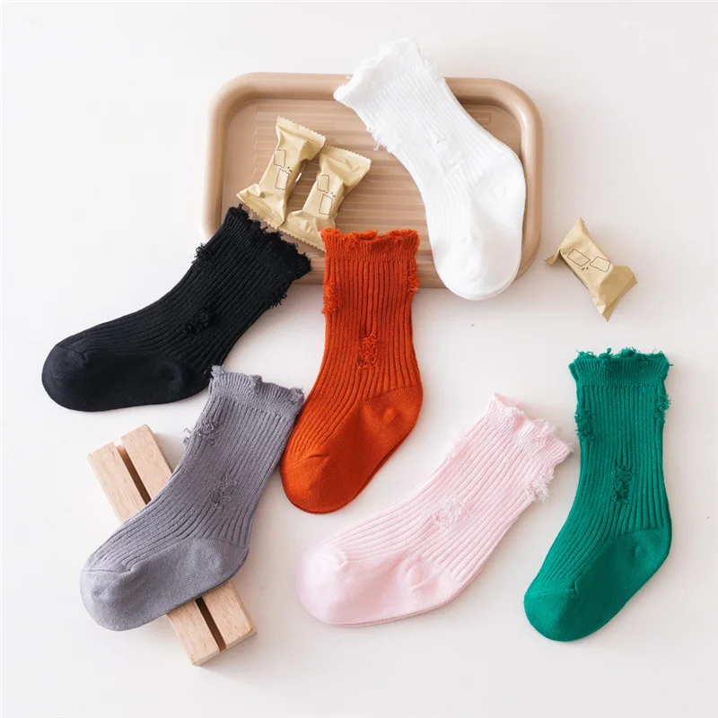 Suefunskry Kids Socks, Solid Color Ripped Socks Soft Elastic Lightweight Casual Socks Toddler Socks for Boys Girls 6M-5Y
Suefunskry Kids Socks, Solid Color Ripped Socks Soft Elastic Lightweight Casual Socks Toddler Socks for Boys Girls 6M-5Y