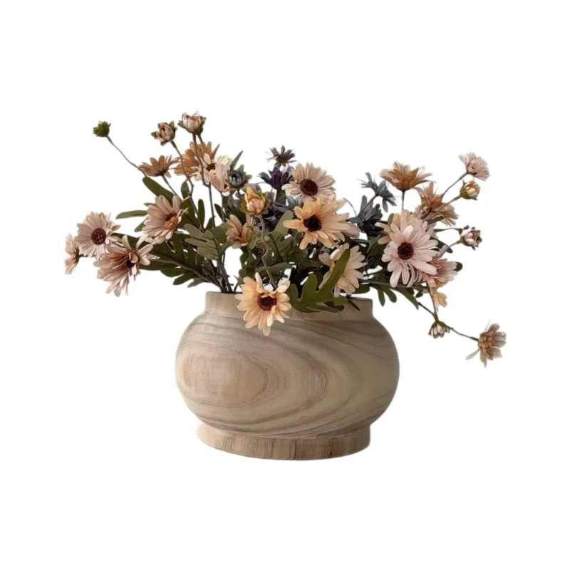 DSA retro zen solid wood large flower pot porch decoration ornament wabi sandy wind flower pot vase flower arrangement advanced
DSA retro zen solid wood large flower pot porch decoration ornament wabi sandy wind flower pot vase flower arrangement advanced
