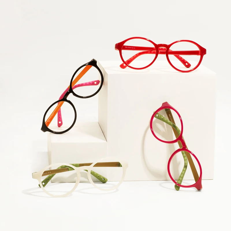 TR90 Round Kids Colorful Flexible Glasses Frame Oval Light Plastic Durable Spectacle Boys Girls Small For Prescription Lenses
TR90 Round Kids Colorful Flexible Glasses Frame Oval Light Plastic Durable Spectacle Boys Girls Small For Prescription Lenses