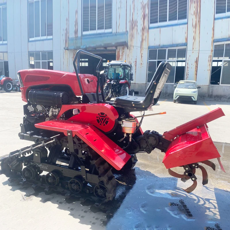 Customized Wet & Dry Dual Use Crawler Tractor, Ride-On Rotary Tiller for Small Farm Plowing Machine
Customized Wet & Dry Dual Use Crawler Tractor, Ride-On Rotary Tiller for Small Farm Plowing Machine