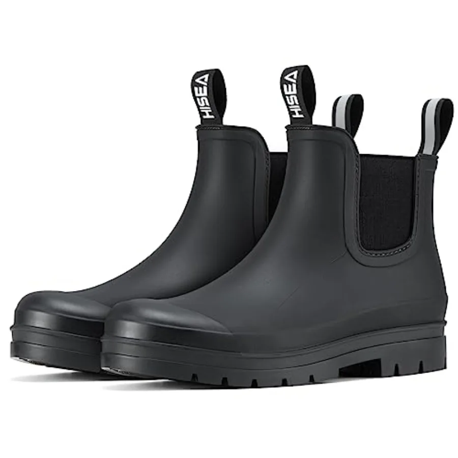HISEA Women's Short Rain Boots Waterproof Chelsea Boots Fashion Ankle Rubber Garden Shoes Non-Slip Matte PVC Rainboots Lightwei
HISEA Women's Short Rain Boots Waterproof Chelsea Boots Fashion Ankle Rubber Garden Shoes Non-Slip Matte PVC Rainboots Lightwei
