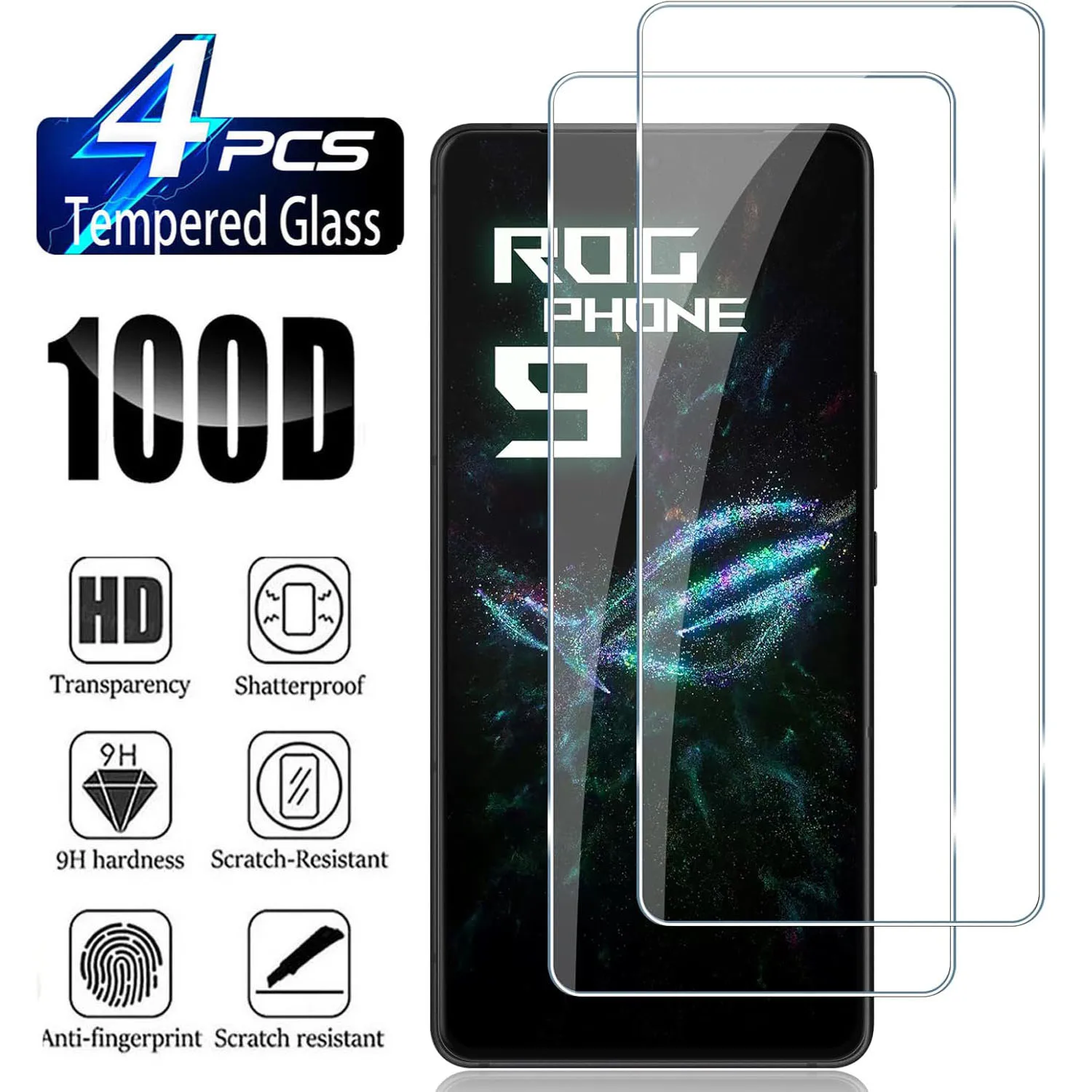 2/4Pcs HD Tempered Glass Screen Protector for ASUS ROG Phone 9 - Clear Film for Device Protection
2/4Pcs HD Tempered Glass Screen Protector for ASUS ROG Phone 9 - Clear Film for Device Protection