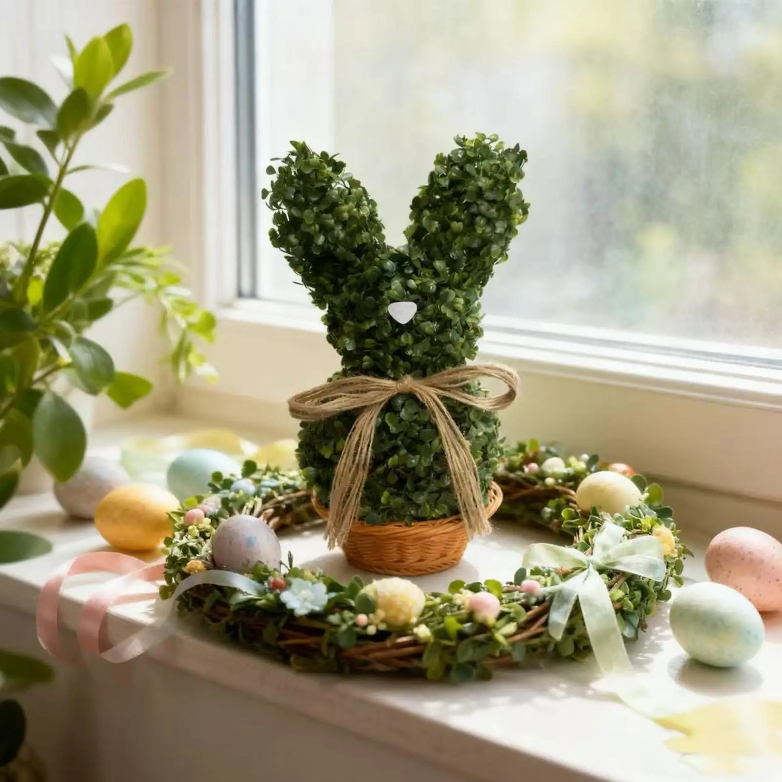 Искусственные растения, реалистичный милый домашний декор, съемный искусственный пасхальный кролик, дерево для сада, балкона, спальни, обеденный стол
Искусственные растения, реалистичный милый домашний декор, съемный искусственный пасхальный кролик, дерево для сада, балкона, спальни, обеденный стол