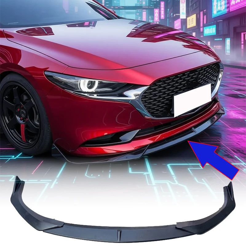 For Mazda 3 Axela BK BP 2000 3-Piece Front Splitter PP Material Hydro Dipped Sport Style Car Styling Auto Parts
For Mazda 3 Axela BK BP 2000 3-Piece Front Splitter PP Material Hydro Dipped Sport Style Car Styling Auto Parts