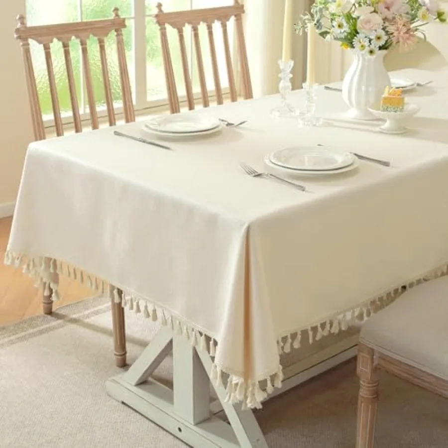 Table Cloth Rectangle Table with Waterproof, Spring Tablecloth with Tassel, Tablecloths for Protect Table Dining, Party and Cam
Table Cloth Rectangle Table with Waterproof, Spring Tablecloth with Tassel, Tablecloths for Protect Table Dining, Party and Cam