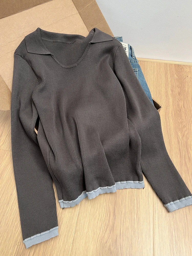 Новинка: Женский трикотажный топ больших размеров, облегающий, базовый слой, с цветными вставками, для повседневной носки, осень-зима
Новинка: Женский трикотажный топ больших размеров, облегающий, базовый слой, с цветными вставками, для повседневной носки, осень-зима