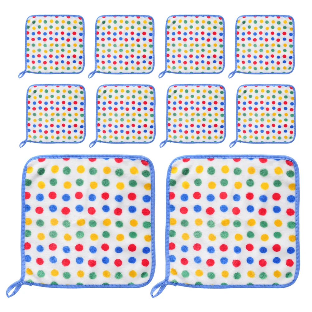 10 Pcs Dot Cleaning Cloths 30x30cm Towels Dish Scrubbers Absorbent Oil Resistant Cloth For Home Use
10 Pcs Dot Cleaning Cloths 30x30cm Towels Dish Scrubbers Absorbent Oil Resistant Cloth For Home Use