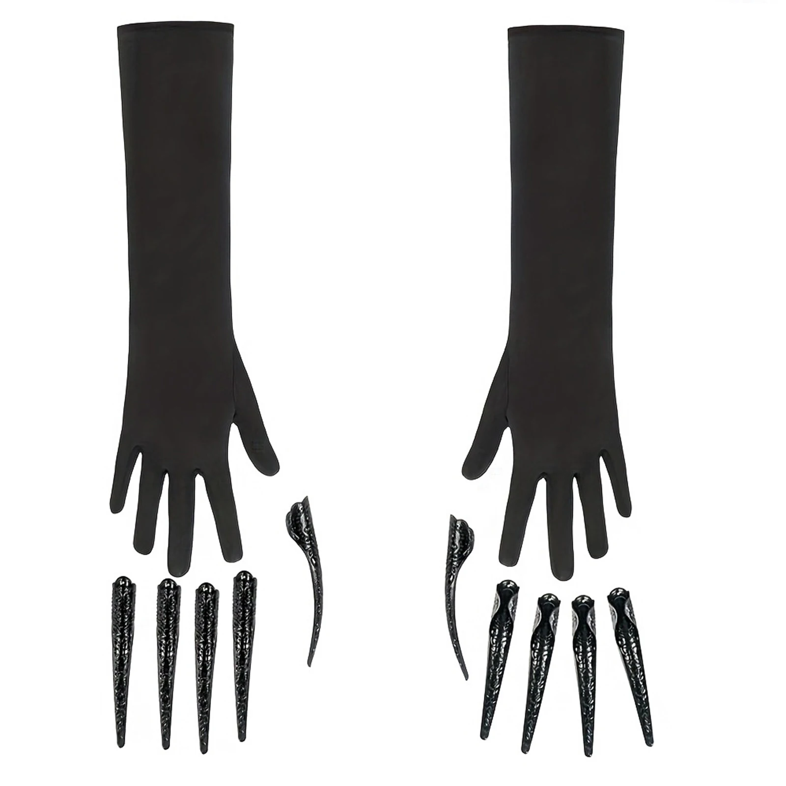 Halloween Claw Gloves Spooky Bloody Ghost Claw Black Long Nail Gloves Halloween Costumes
Halloween Claw Gloves Spooky Bloody Ghost Claw Black Long Nail Gloves Halloween Costumes