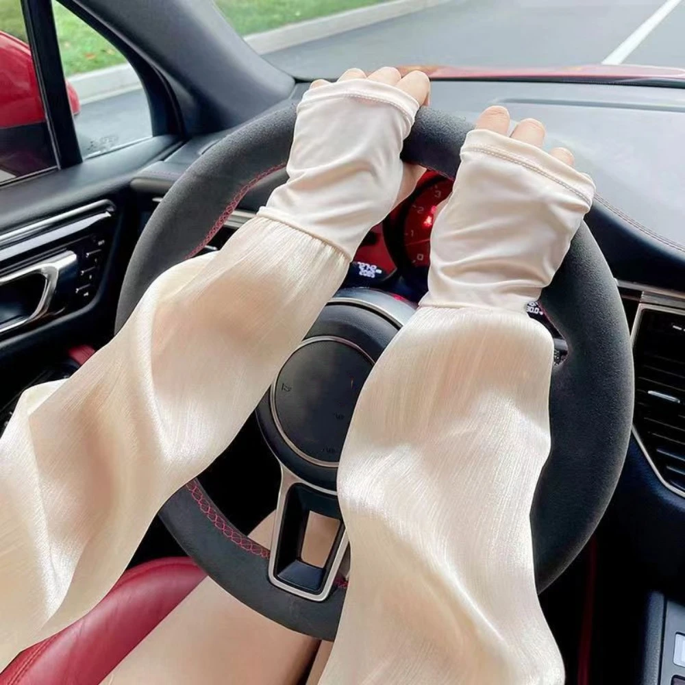 Fashion Summer Sun-protective Sleeves Ice Silk Outdoor Arm Cuff Cover Anti-UV Arm Sleeves Women Men
Fashion Summer Sun-protective Sleeves Ice Silk Outdoor Arm Cuff Cover Anti-UV Arm Sleeves Women Men