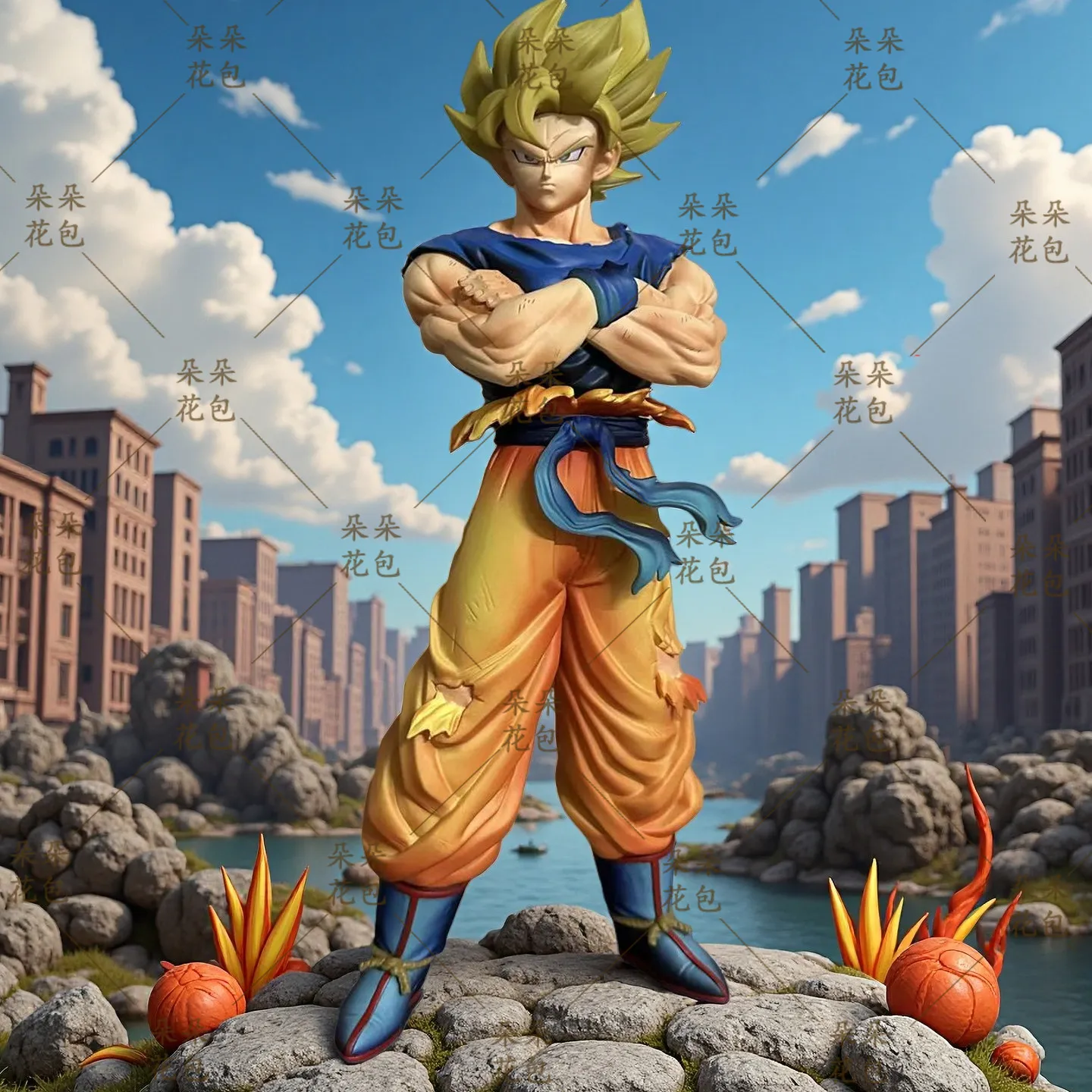 YJ Factory Super Saiyan Goku Crossed Arms Action Figure Dragon Ball Anime Collectible Statue Desktop Decor Gift For Anime Fans
YJ Factory Super Saiyan Goku Crossed Arms Action Figure Dragon Ball Anime Collectible Statue Desktop Decor Gift For Anime Fans