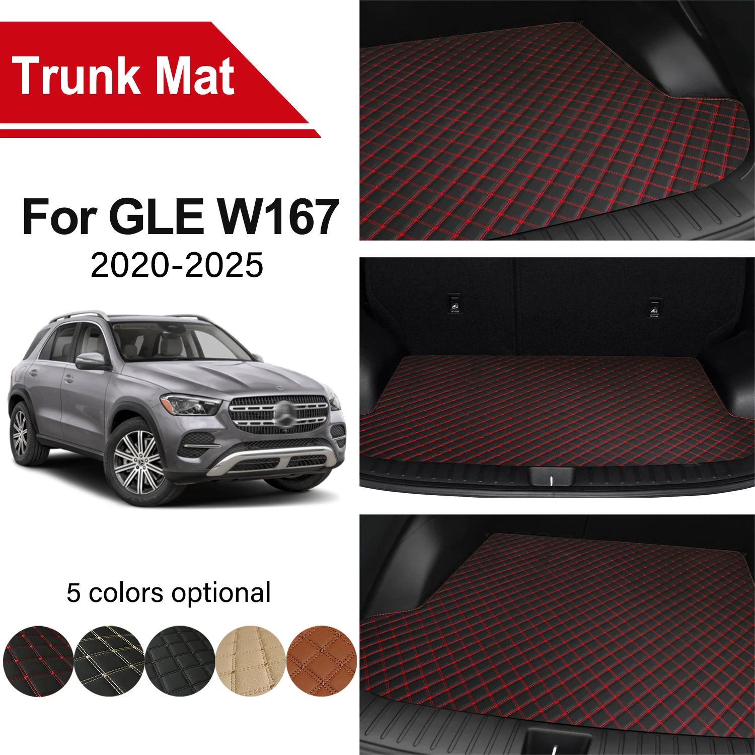 Car Trunk Mat For Mercedes Benz GLE Class 5-Seat W167 V167 2020 2021 2022 2023 2024 2025 Luggage Compartment Replacement Carpet
Car Trunk Mat For Mercedes Benz GLE Class 5-Seat W167 V167 2020 2021 2022 2023 2024 2025 Luggage Compartment Replacement Carpet