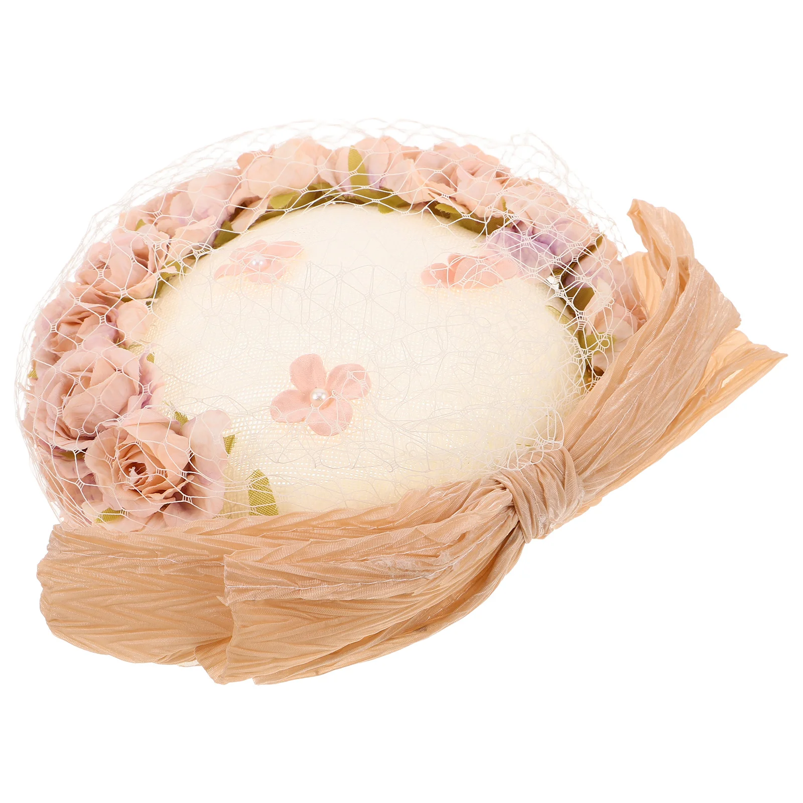 Natural Flower Fascinator Hat Bridal Wedding Headpiece Elegant Bride Hairband Vintage Floral Headdress Romantic Ceremony Event
Natural Flower Fascinator Hat Bridal Wedding Headpiece Elegant Bride Hairband Vintage Floral Headdress Romantic Ceremony Event