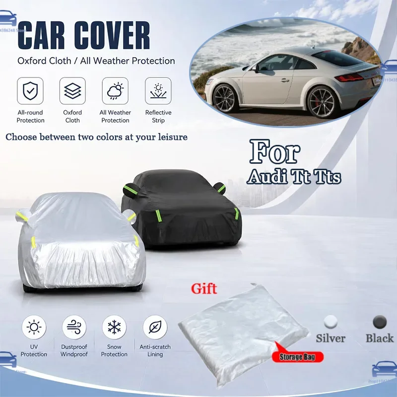 Suitable for Audi TT TTS All Weather Oxford Car Cover Waterproof Anti Hail UV Protection Snow Dust Reflective Strip Outdoor Full
Suitable for Audi TT TTS All Weather Oxford Car Cover Waterproof Anti Hail UV Protection Snow Dust Reflective Strip Outdoor Full