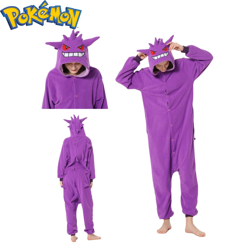Pokemon Sleep Jumpsuit Gengar Anime Adult Children Boy Girl Cartoon Home Clothing Polyester Flannel Pajamas Performance Clothing
Pokemon Sleep Jumpsuit Gengar Anime Adult Children Boy Girl Cartoon Home Clothing Polyester Flannel Pajamas Performance Clothing