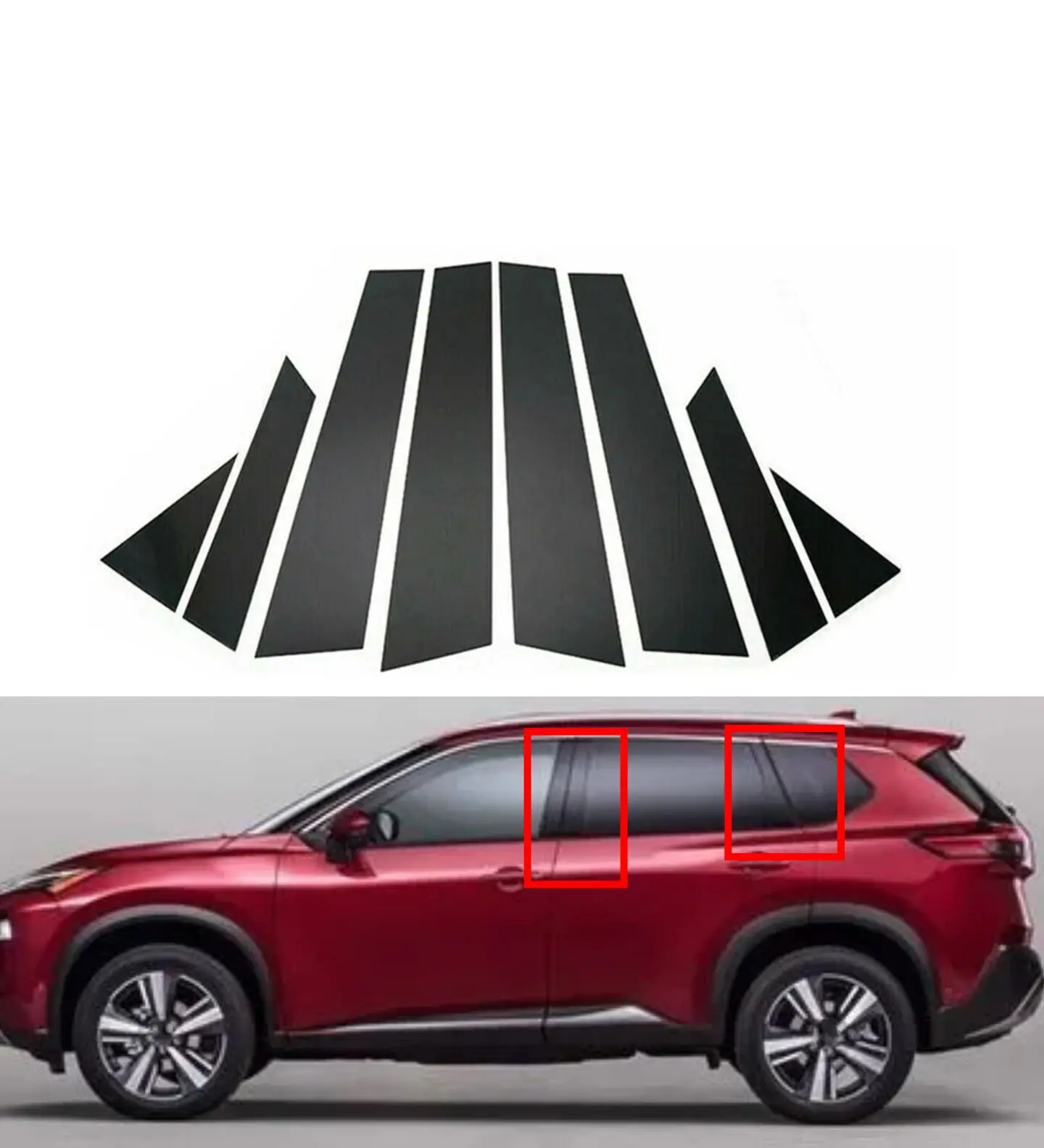 8Pcs Gloss Black Pillar Posts Fit For Nissan X-Trail Rogue T32 2014-2020 Cover Door Window Moulding Trim Sitcker Accessories
8Pcs Gloss Black Pillar Posts Fit For Nissan X-Trail Rogue T32 2014-2020 Cover Door Window Moulding Trim Sitcker Accessories