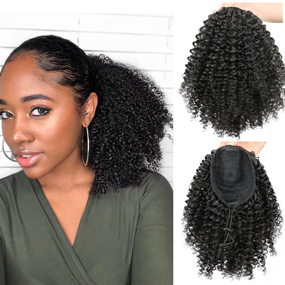 14 Inch Ponytail Extension Afro Kinky Curly Ponytail Hair for Extension Synthetic Afro Kinky Curly Ponytail for Women
14 Inch Ponytail Extension Afro Kinky Curly Ponytail Hair for Extension Synthetic Afro Kinky Curly Ponytail for Women