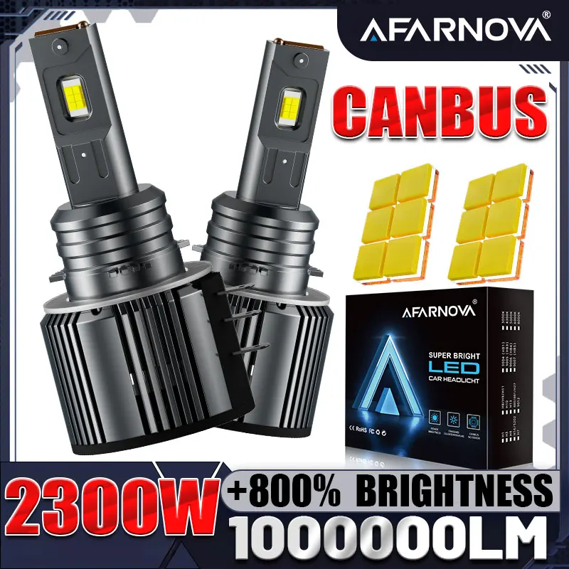 2 шт. H15 светодиодные лампы для фар CANBUS 6500K белые 1000000LM Автомобильные светодиодные лампы дальнего света DRL 2300 Вт с охлаждающим вентилятором без ошибок
2 шт. H15 светодиодные лампы для фар CANBUS 6500K белые 1000000LM Автомобильные светодиодные лампы дальнего света DRL 2300 Вт с охлаждающим вентилятором без ошибок