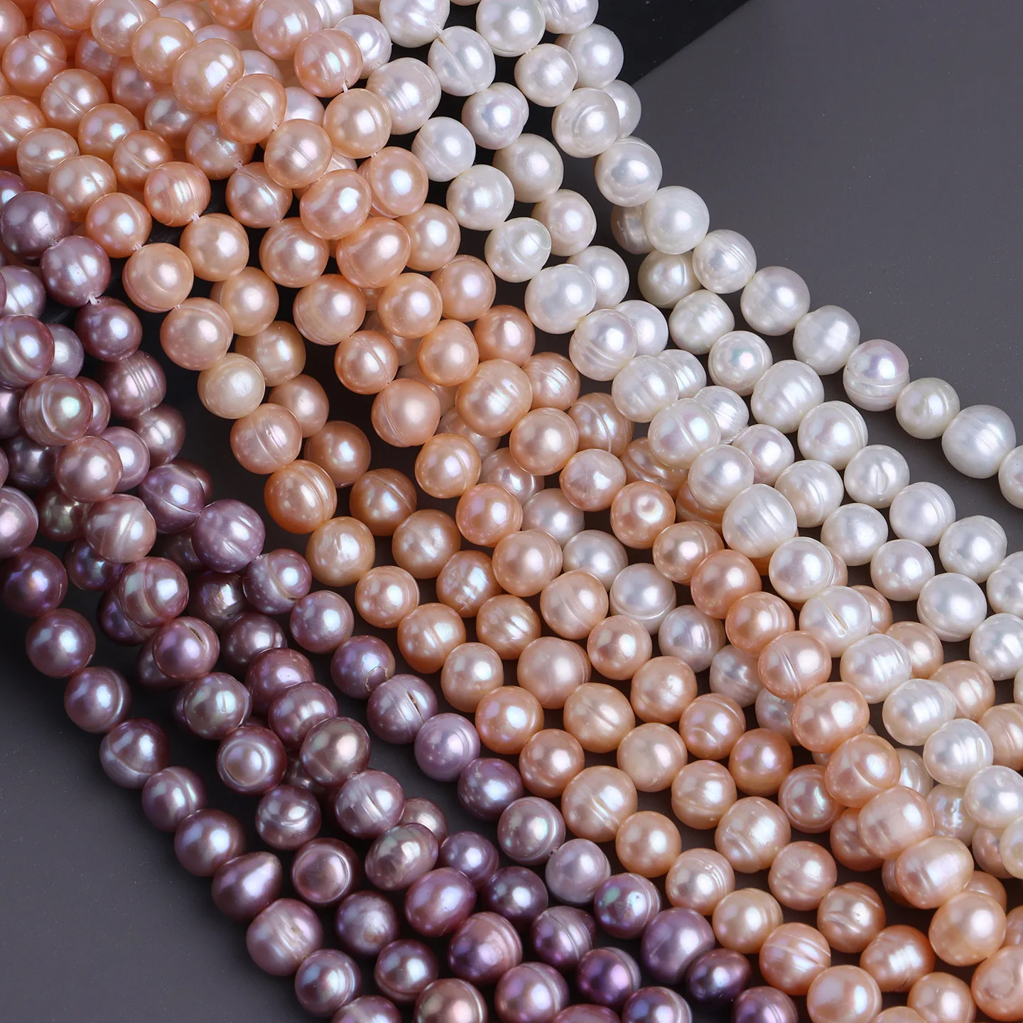 Strong Light 8-9mm Seedless Thread Near Round Beads Natural Freshwater Pearl DIY Necklace Bracelet Material Accessories
Strong Light 8-9mm Seedless Thread Near Round Beads Natural Freshwater Pearl DIY Necklace Bracelet Material Accessories