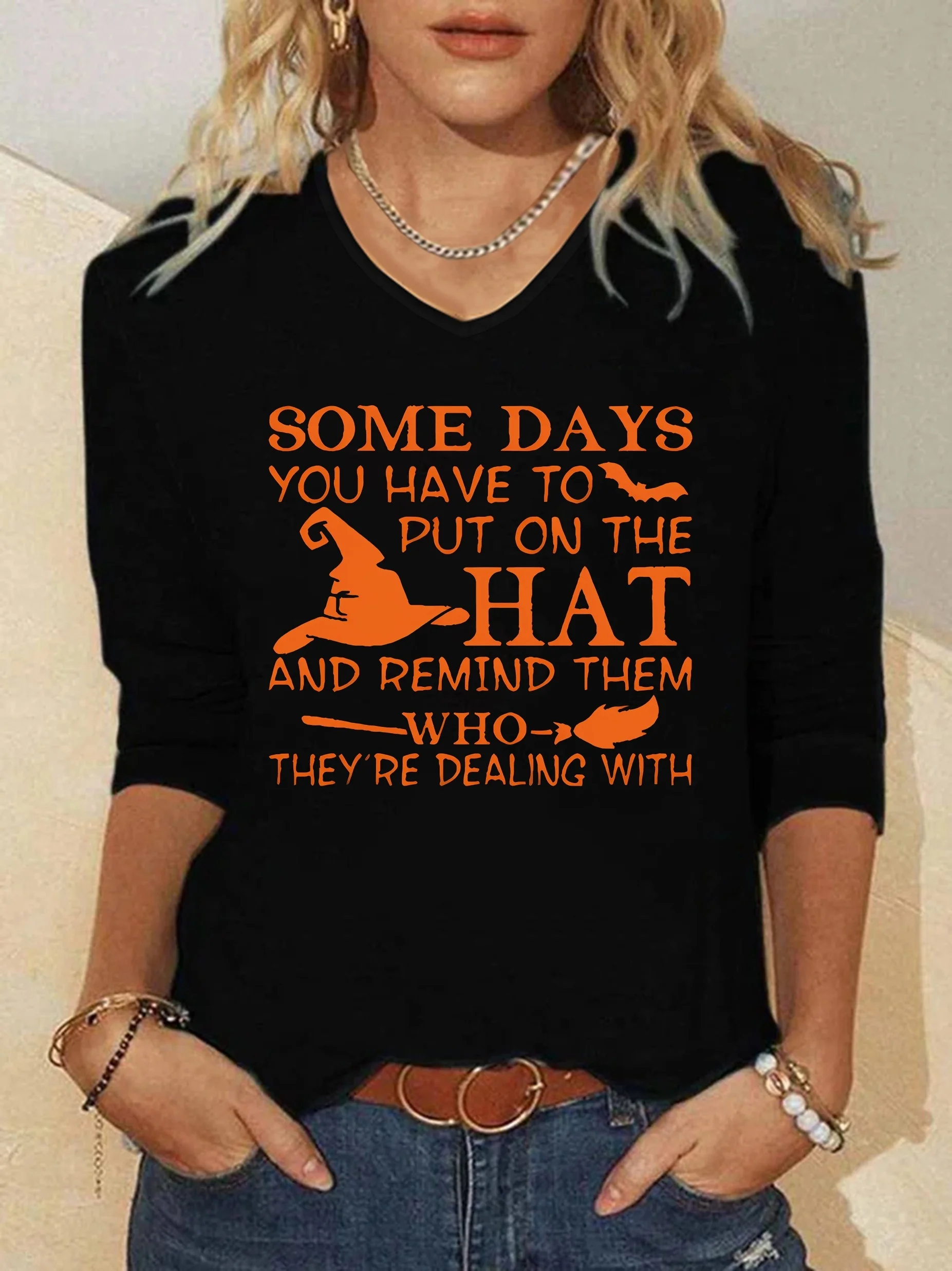 2025 Summer New Women's Clothing Witch Graphic Print Women's T-Shirt Comfortable Fit Halloween Theme Casual Wear
2025 Summer New Women's Clothing Witch Graphic Print Women's T-Shirt Comfortable Fit Halloween Theme Casual Wear