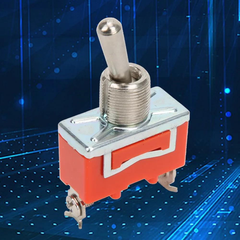 10PCS E-TEN1021 Mini Toggle Switch AC 250V 15A 12mm Rocker Switch Screw Mount 2 Position 2 Pin ON-Off Toggle Marine
10PCS E-TEN1021 Mini Toggle Switch AC 250V 15A 12mm Rocker Switch Screw Mount 2 Position 2 Pin ON-Off Toggle Marine