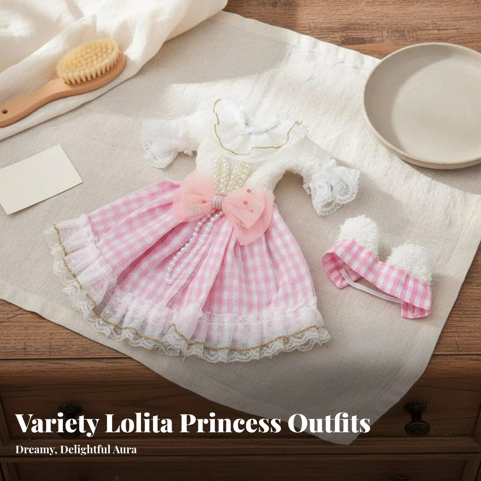 Princess Doll Dress Lace Trim 30cm Doll Outfit Bow Details for Kids, Pretend Play, Dollhouse
Princess Doll Dress Lace Trim 30cm Doll Outfit Bow Details for Kids, Pretend Play, Dollhouse