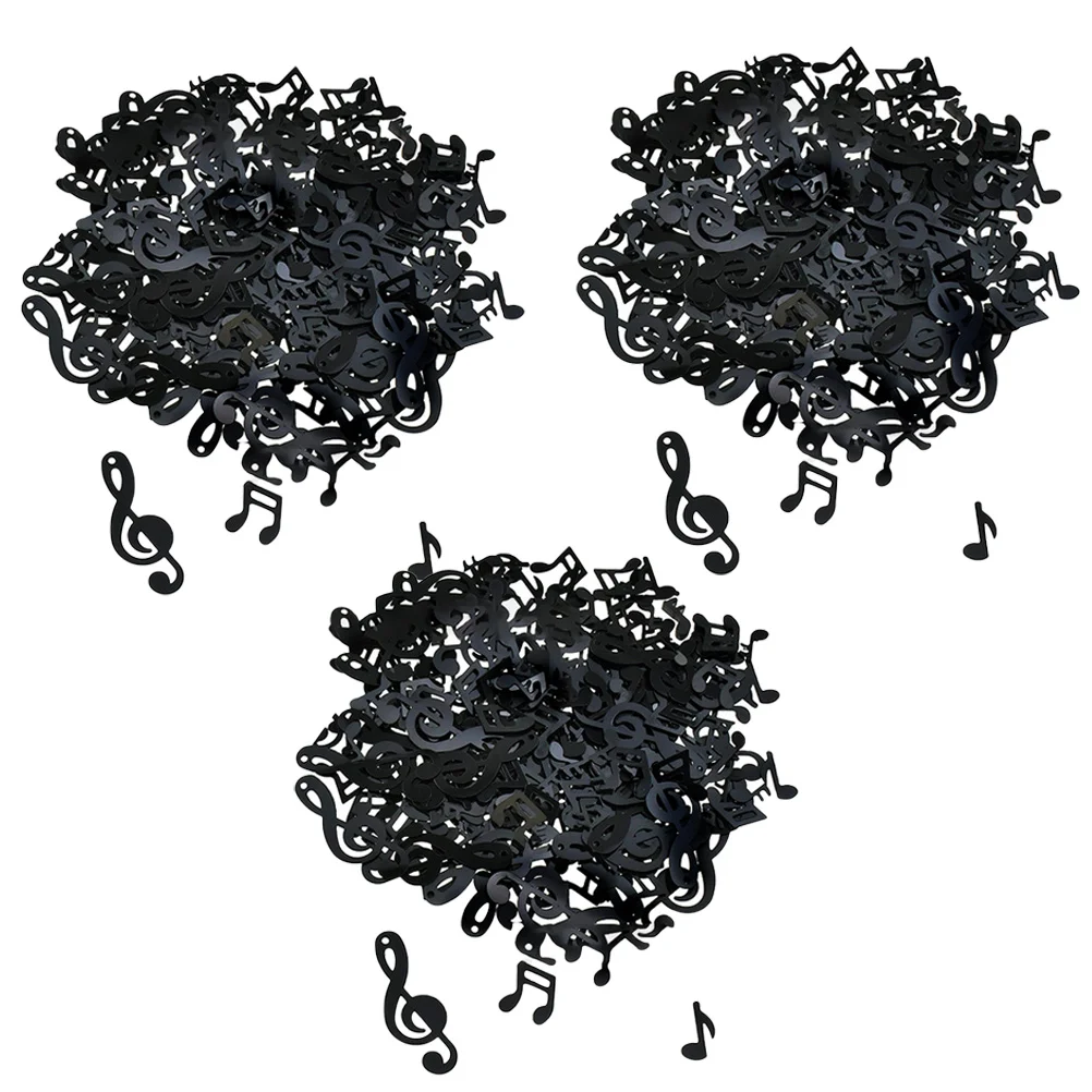 3 Packs Black Music Note Confetti Paper Scrap Birthday Graduation Table nament Lovely Shiny Surface
3 Packs Black Music Note Confetti Paper Scrap Birthday Graduation Table nament Lovely Shiny Surface