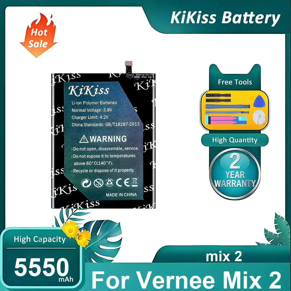 Brand New Mobile Phone Battery For Vernee Mix 2,mix 2,5550mAh
Brand New Mobile Phone Battery For Vernee Mix 2,mix 2,5550mAh