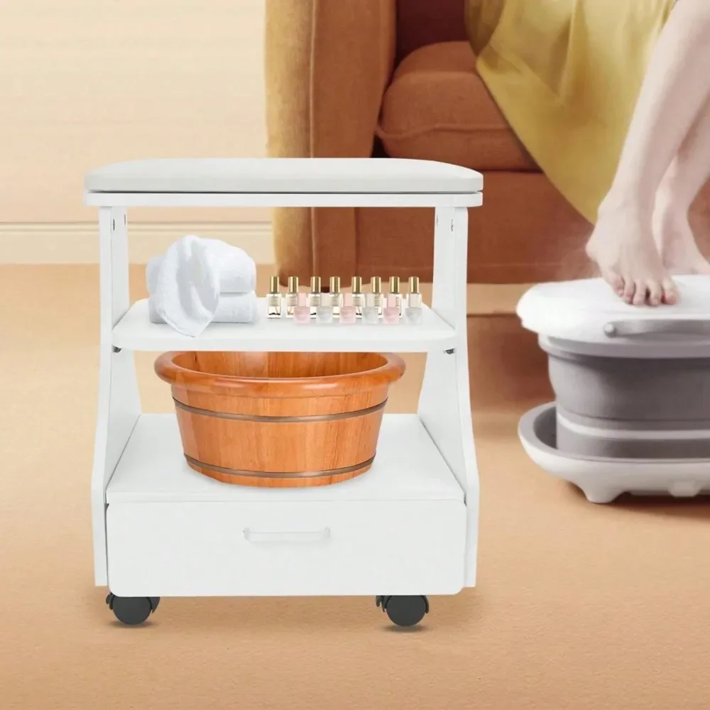 Esthetician Trolley Cart With ThreeTier Storage, SmoothRolling Casters, And Durable Design For Nail And Foot Care Professionals
Esthetician Trolley Cart With ThreeTier Storage, SmoothRolling Casters, And Durable Design For Nail And Foot Care Professionals