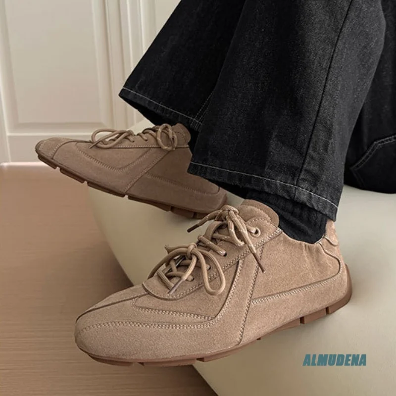 Round Toe Men's Casual Sneakers Thin-Soled Dual-Lace Design Street Style Urban Versatile Summer Office Everyday Wear Shoes
Round Toe Men's Casual Sneakers Thin-Soled Dual-Lace Design Street Style Urban Versatile Summer Office Everyday Wear Shoes