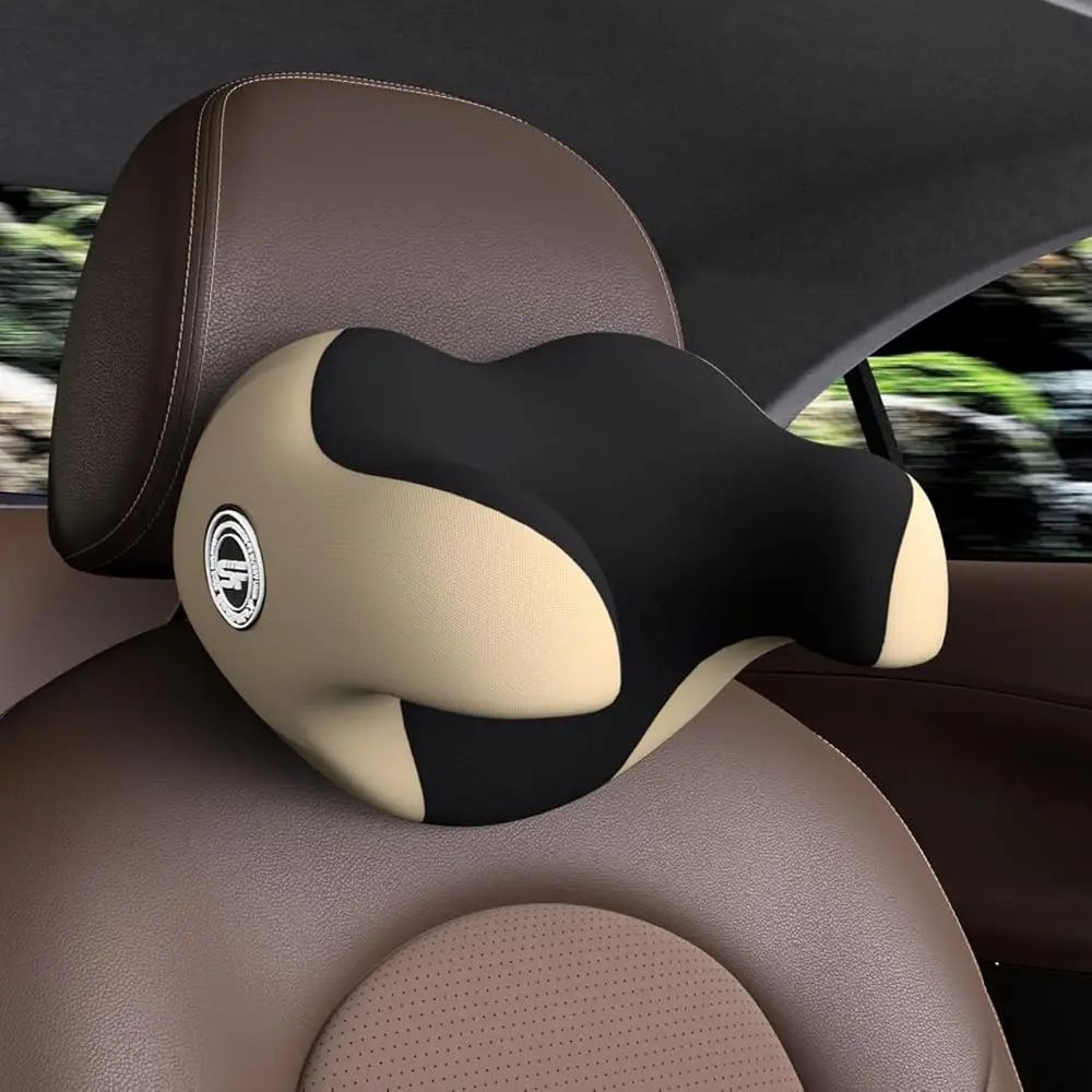 Unique U-Shaped Car Headrest Pillow, Car Neck Pillow for Sleeping with Adjustable Strap, Space Memory Foam & Removable Cover
Unique U-Shaped Car Headrest Pillow, Car Neck Pillow for Sleeping with Adjustable Strap, Space Memory Foam & Removable Cover