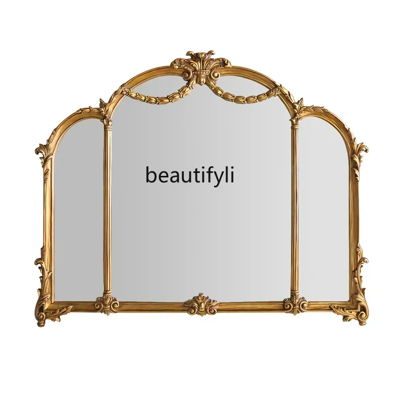 A44 Bathroom Mirror French Dressing Wall Hanging Makeup European Style Vintage Engraving Wash Mirror
A44 Bathroom Mirror French Dressing Wall Hanging Makeup European Style Vintage Engraving Wash Mirror