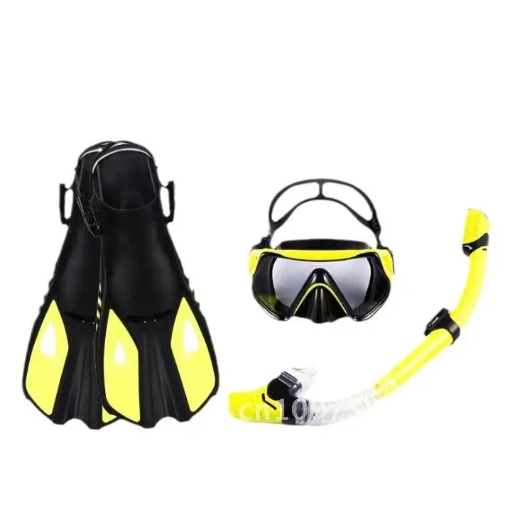 Outdoor sports diving mask breathing tube adjustment flippers frog shoes diving goggles three-piece set 
Outdoor sports diving mask breathing tube adjustment flippers frog shoes diving goggles three-piece set